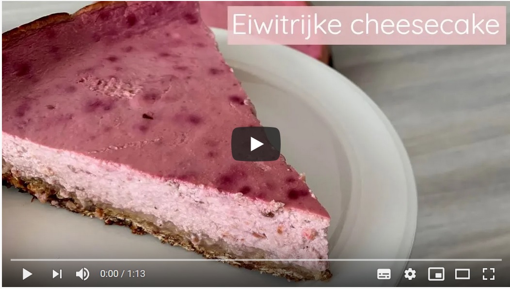 Recept Eiwitrijke cheesecake